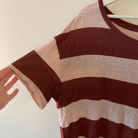 American Eagle Soft + Sexy Striped Tee - Picture 4 of 4